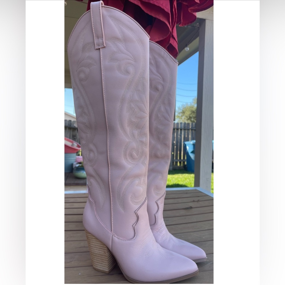 NEW! Lasso Steve Madden Pink Western Heeled lasso / laso Boots